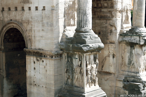 artschoolglasses:Arch of Septimius SeverusRome, Italy