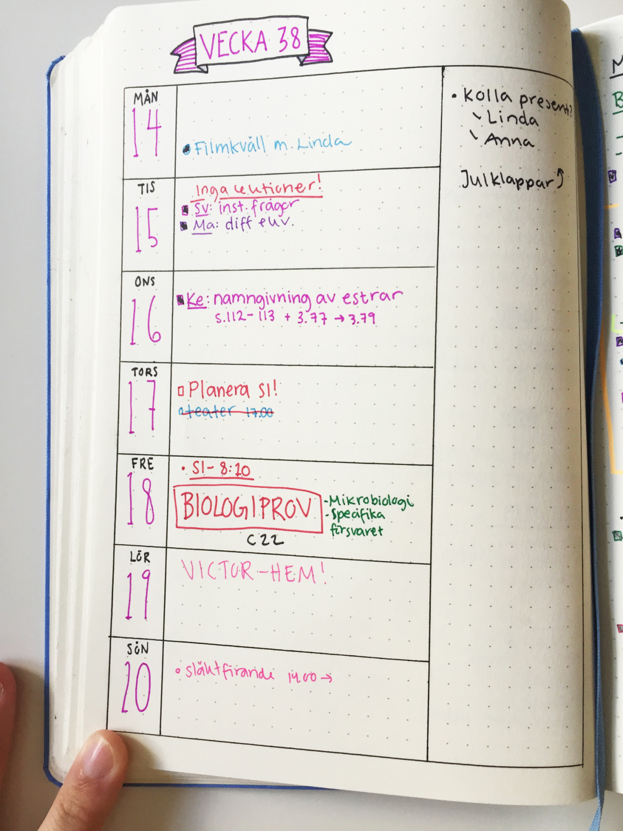 My bullet journal set-up I have used the bullet journaling system 