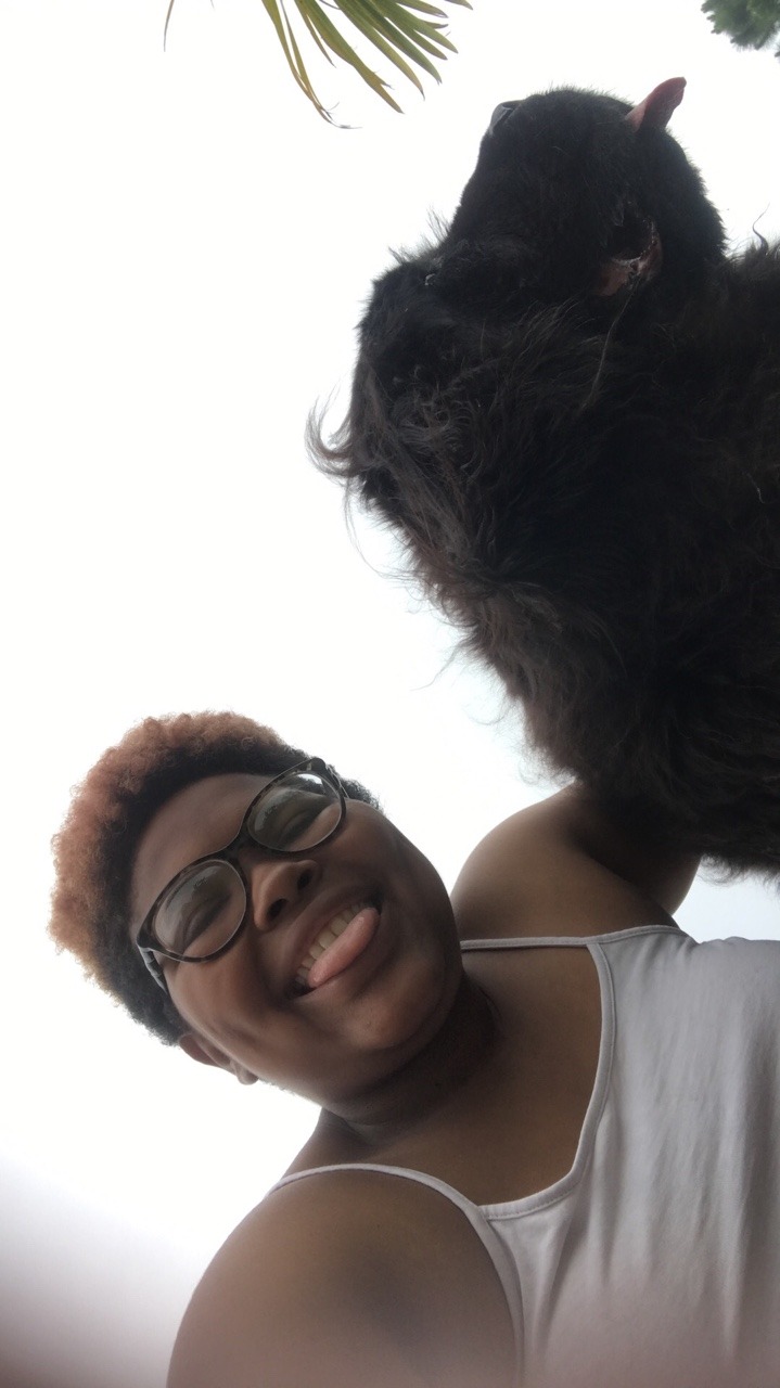 black-ken-dolls:  Little black boy featuring big black dog for blackout   He/him