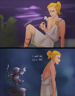 lumorie:  Hercules AU“  It’s too cliché, I won’t say I’m in love… “