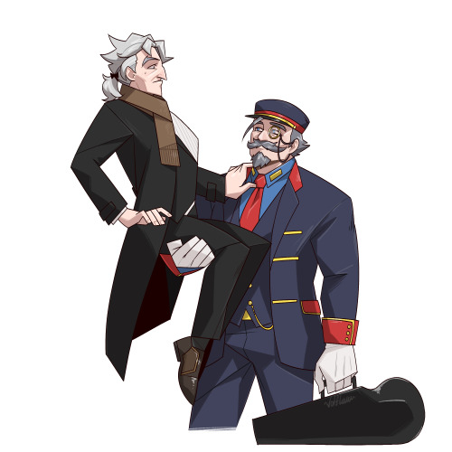 Conductor reinhardt and another conductor: Maestro sigmaIm just surprised a lil bit XD…a Cond