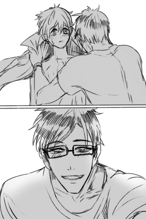 diaemyung:  I’m The One - Rei/Nagisa  When I watched the last episode of Free!, I realized the one who feels sorry the most is Nagisa. You know, Nagisa was the one who attract him to the swimming club and be responsible for him. Rei practised hard