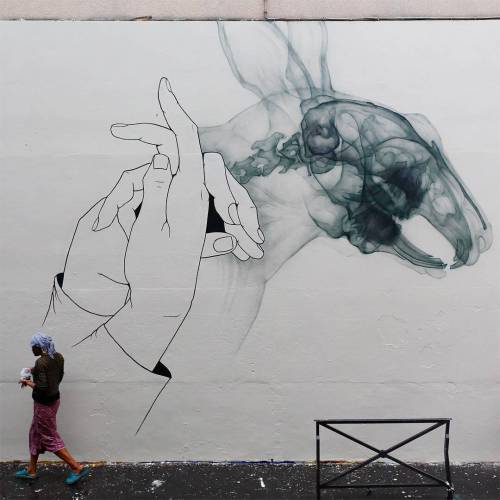 crossconnectmag: Pioneer of Aerosol X-ray Art - SHOK-1 Shok-1 (born 1970) is a British street a