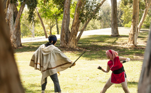 Team Seven Cosplay as Sasuke and Sakura. ( IG | FB | Tumblr)