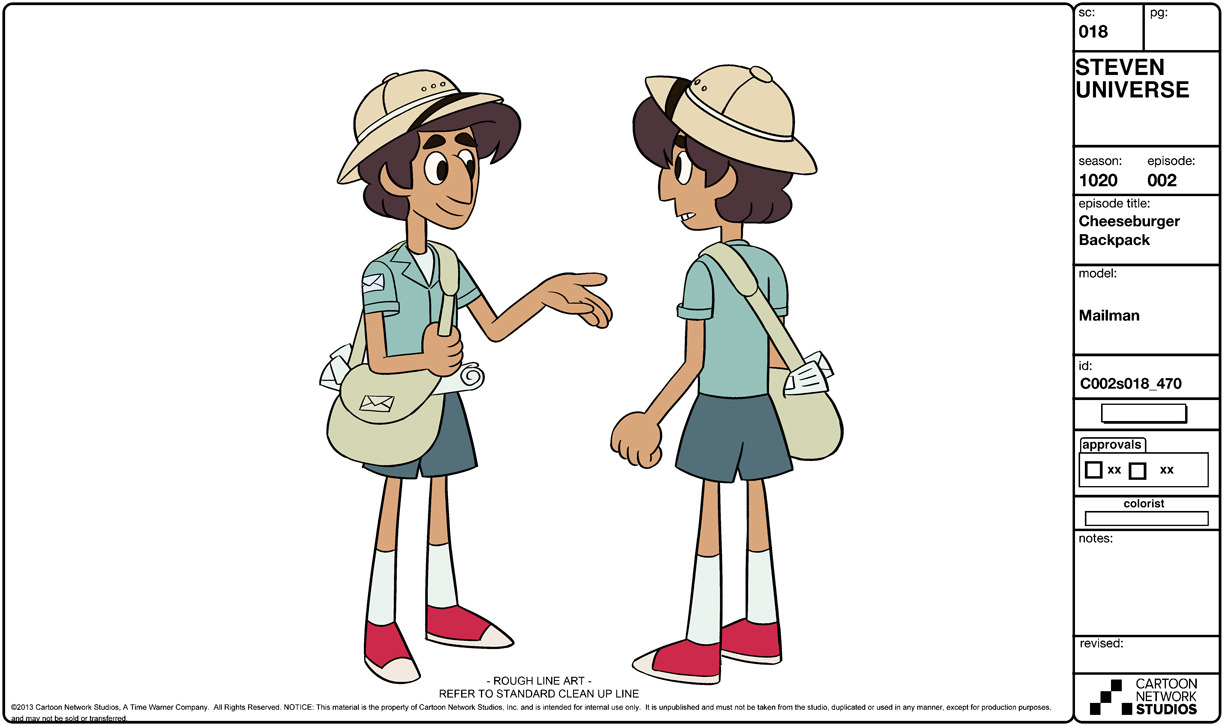 Mailman Designed by Colin Howard Lead Character Designer Danny Hynes Color by Tiffany
