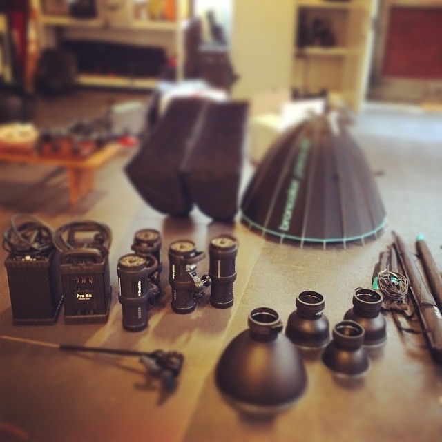 clausmorgenstern:  Gear Check @profotoglobal @broncolor #famousbtsmag #instagood