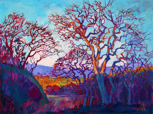 taktophoto: Oil Landscapes Transformed into Mosaics of Color by Erin Hanson