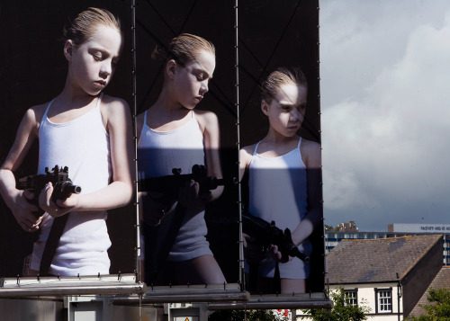 likeafieldmouse:  Gottfried Helnwein - The Last Child (2008) - Throughout the city of Waterford, Ireland 