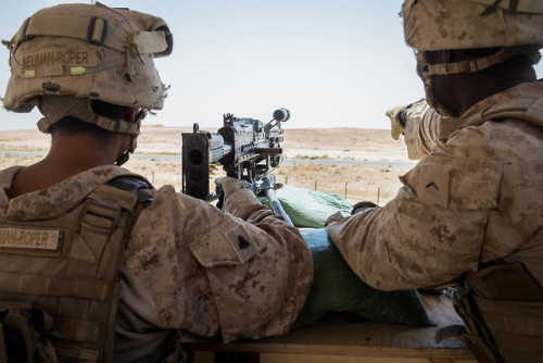 U.S. Marines with 3rd Battalion, 7th Marine Regiment, 1st Marine Division - attached to Special Purp