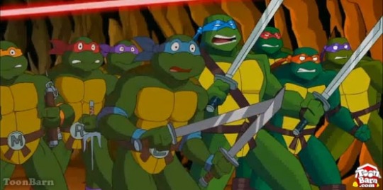 grimphantom2:  tmnt:  THE CROSSOVER IS COMING! On March 27th, the 80′s Turtles and today’s Turtles join forces to stop inter-dimensional havoc being wreaked by Krang and the Kraang! This jam-packed episode features 2D and 3D animation, the original