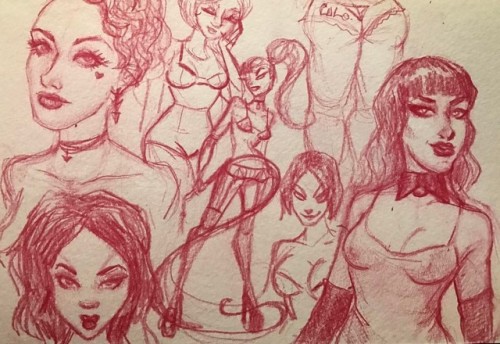 Risqué Ladies #sketches #sketchbook #sketchdump #drawings #humans #people #culo