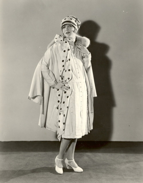 May 18, 1926: &ldquo;Introducing the polka dot, the newest Hollywood fad. This smart ensemble wo