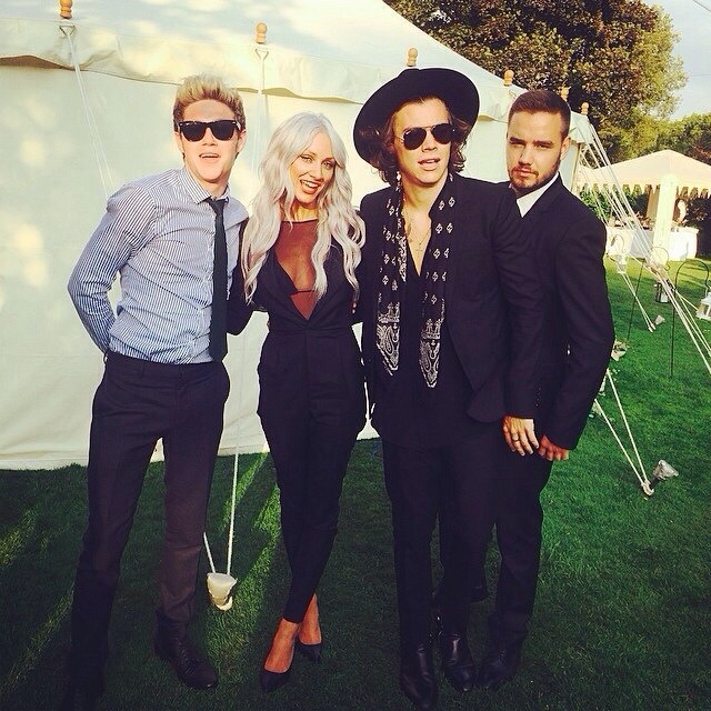 Niall, Lou, Harry, and Liam at Jay’s wedding