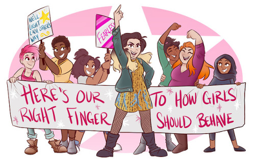 Thing I did for the Mean Girls Broadway social channels to celebrate the NYC Women’s March. 