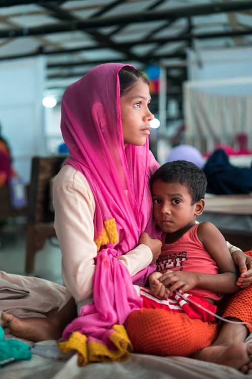Many of the Rohingya who are ill or injured are young children. A Samaritan&rsquo;s Purse team c