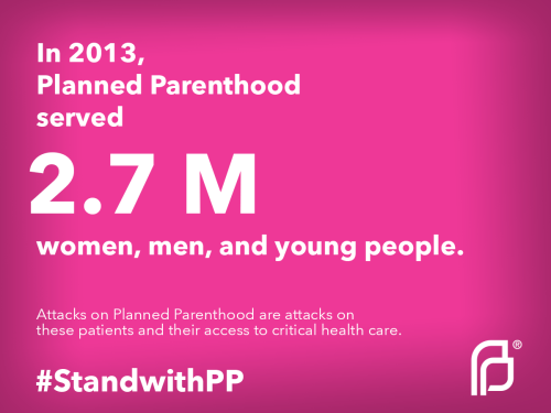 plannedparenthood:  What happens at Planned Parenthood? Health care. For 99 years, Planned Parenthood has been the No. 1 provider of reproductive health care and sex education to women, men, and young people. We won’t back down. We won’t be silenced.