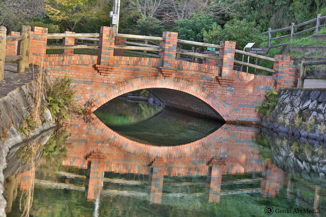 <p><b>Time to Reflect</b><br/><br/>Soki no Taki park. Natural spring water lake with attractive brick bridge in Kagoshima. The space under the bridge is also a time and space portal, but don’t tell anyone.</p>