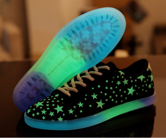 Pastel Addict // ♡ Glow in the dark Star Sneakers: here, here, and...