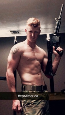 fagsbait:  Mike R (22) Mike is a sexy married soldier. His masculinity and confidence just turn you on. Who wouldn’t fuck this guy?! 💰 DM me for full sets FagsBait Legacy  Your #1 source of hot str8 guys. Bring the tea ☕️  