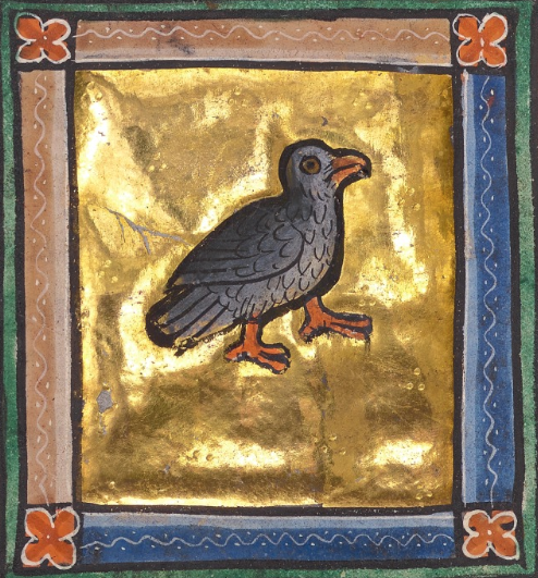 thegetty:A Hoopoe, Goose, Partridge, Peacock, Heron, Caladrius Bird, Phoenix, Night Heron, and Swan 