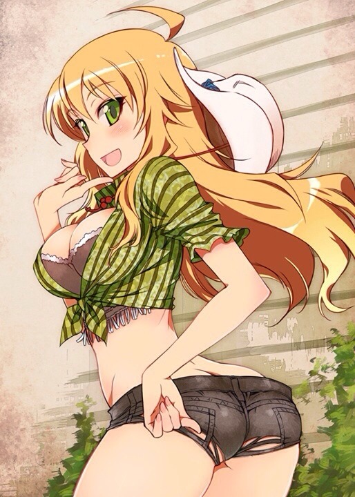 oppai-okami:  The shorter the shirt/skirt is, the better.