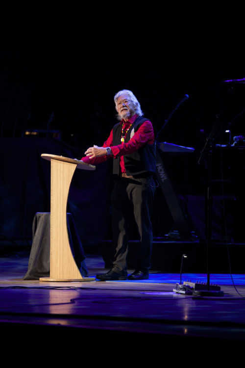 David Suzuki speaking in Toronto for the Blue Dot Tour. A movement to shed light on the right to a c