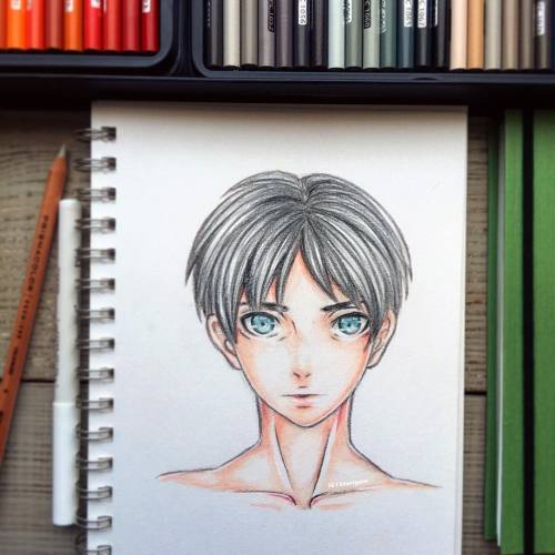 ErenBack to using colored pencils after weeksI went on a paper haul the other day, so I’m test