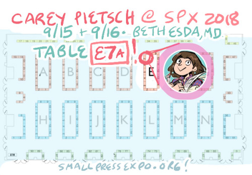 If you’re around D.C. this weekend, come see me at Small Press Expo table E7A! I’ll have minicomics,