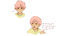 sakaeguchiyuuto:  also im in GREAT NEED of pink haired ss kid…