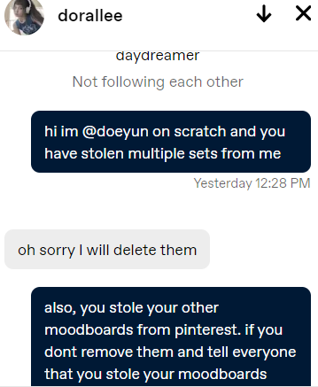 Hi Guys Theres This Person @dorallee Whos Stealing My Edited Moodboards From Scratch Https://scratch.mit.edu/users/doeyun/projects/