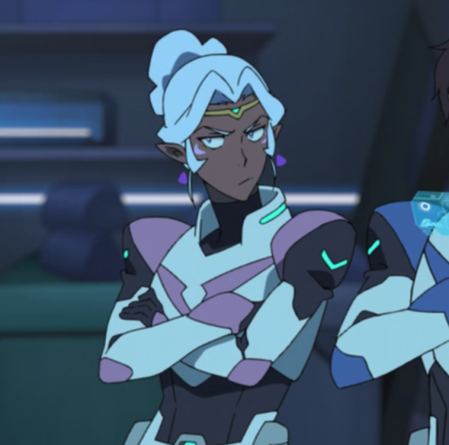 keiths-stupid-mullet: Allura imitating the space ranger boyfriends is the best thing
