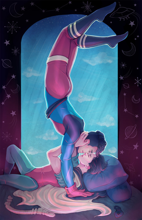 clarkegilmore:  My favorite heroes. They’re just friends can’t you tell.  [Tim Drak