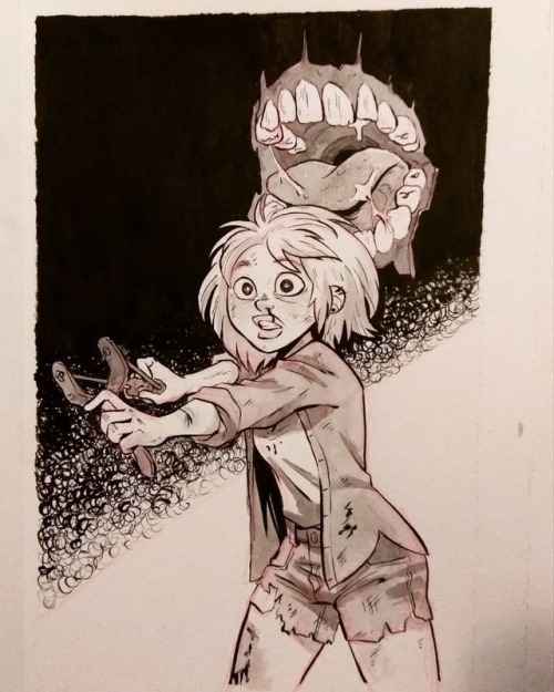 I really really enjoyed today’s inktober. I hope you like it! . . . #inktober #inktober2019 #i
