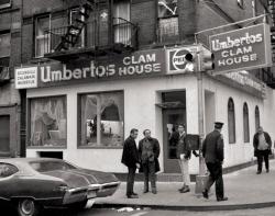 nycnostalgia:  Umberto’s Clam House. Little