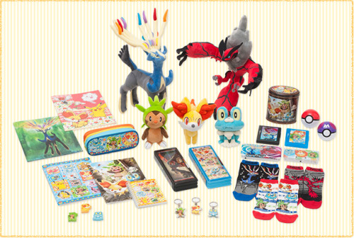 kalos-pkmnacademy:Celebrating the launch of Pokemon XY Pokemon Center around Japan got new Merchandi