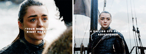 natalieedormer - Arya Stark + Most Memorable Scenes in Season 8...