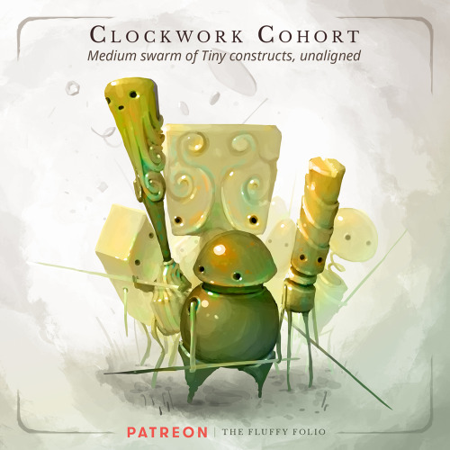 Clockwork Cohort – Medium swarm of Tiny constructs, unalignedExperts for the ancient protobots still