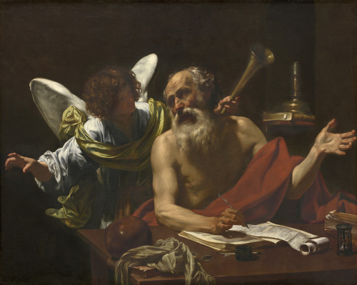 Saint Jerome and the AngelSimon Vouet (French; 1590–1649)ca. 1622–25Oil on canvas National Gallery o