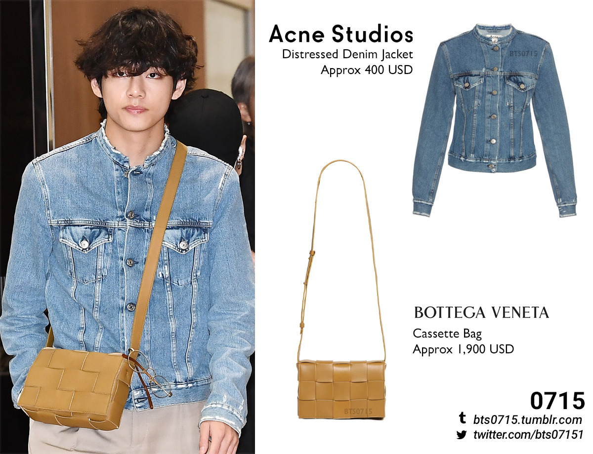 BTS FASHION/STYLE FINDER — 191215  Taehyung : Acne Studios - Distressed