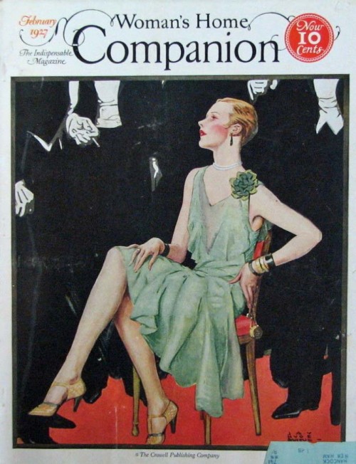 sydneyflapper: Woman’s Home Companion, February 1927. Very stylish Eton crop on the cover!