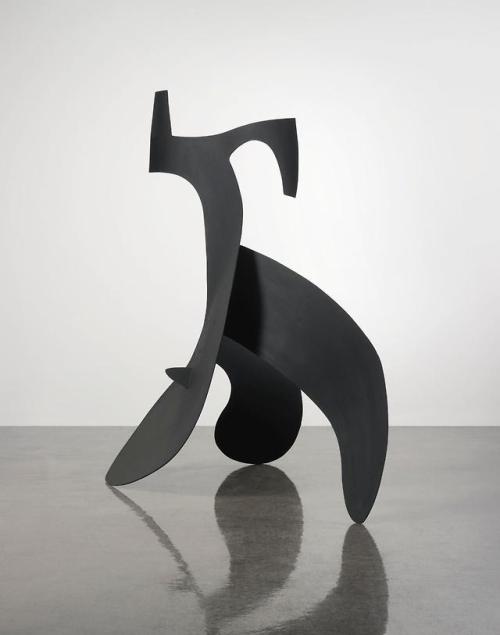 abstracteddistractions:  Alexander Calder, “Untitled,” Executed circa 1938, Painted Metal Stabile,59