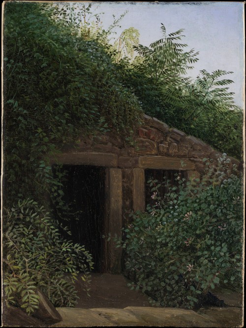 femme-de-lettres: Large (OASC)Carl Gustav Carus painted this, An Overgrown Mineshaft, in around 1824