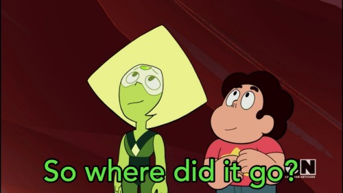 jazzywalrus:Peridot’s First BubbleBut like Peridot and Lapis are home now. They’re finally where the