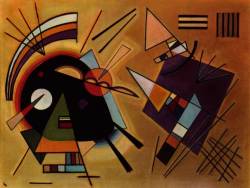 Lonequixote:  Black And Violet By Wassily Kandinsky(Via @Lonequixote)