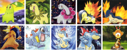 kiyotakamine:  Johto Pokémon + First TCG appearances 