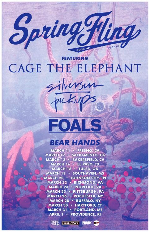 CONTEST: Enter to win tickets to Spring Fling Rock AF with Silversun Pickups, Foals & Bear Hands