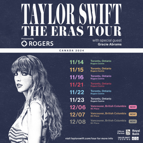 Is It Over Now? As If. 💁‍♀️ Three More Shows Were Just Added To The Canadian Leg Of TS | The