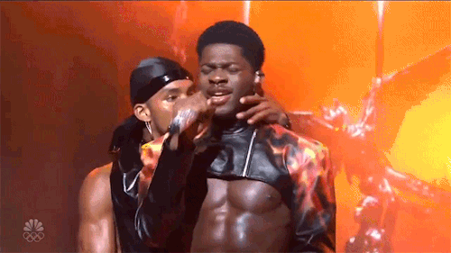 mausoleumgrass: Some favorite moments of Lil Nas X’s SNL performance (x)(x)