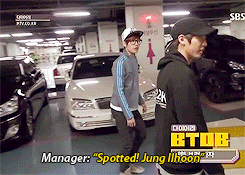 ilyook:  BTOB played RunningMan’s “Ripping Nametags” on their own -_-; 