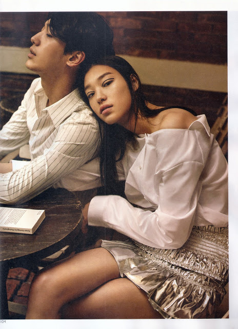 koreanmodel: Shon Min Ho, Kim Seol Hee for Grazia Korea June 2016